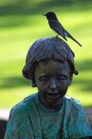 Bird On Kids Head 